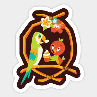 Sunshine Tree Terrace Sticker